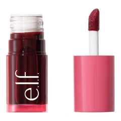 e.l.f. Sheer For It Blush Tint muestra textura hidratante para labios y mejillas, aspecto natural