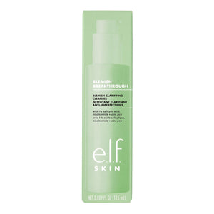 e.l.f. SKIN Blemish Breakthrough limpiador en gel en envase práctico para uso diario