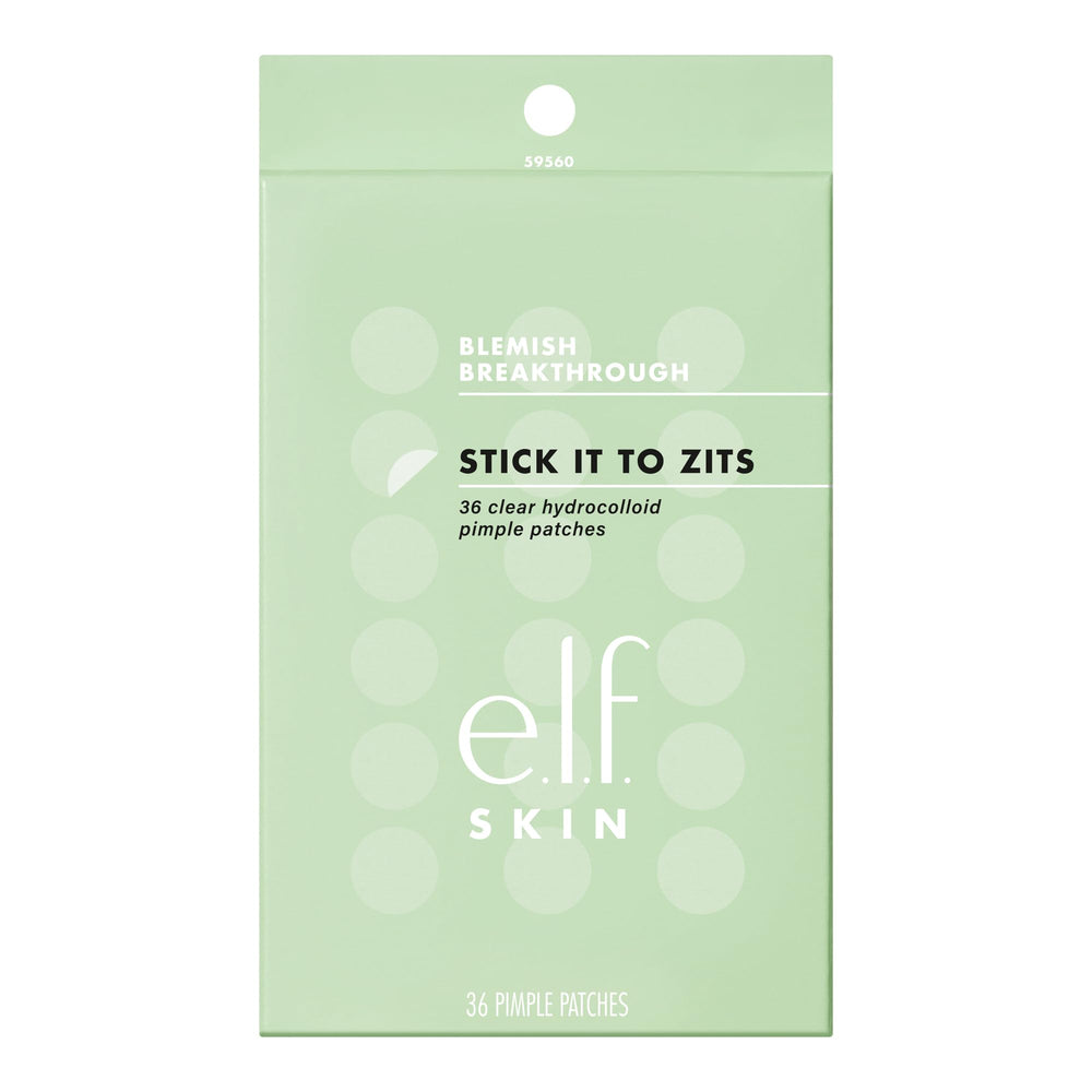 Parche transparente de e.l.f. SKIN listo para tratar imperfecciones.