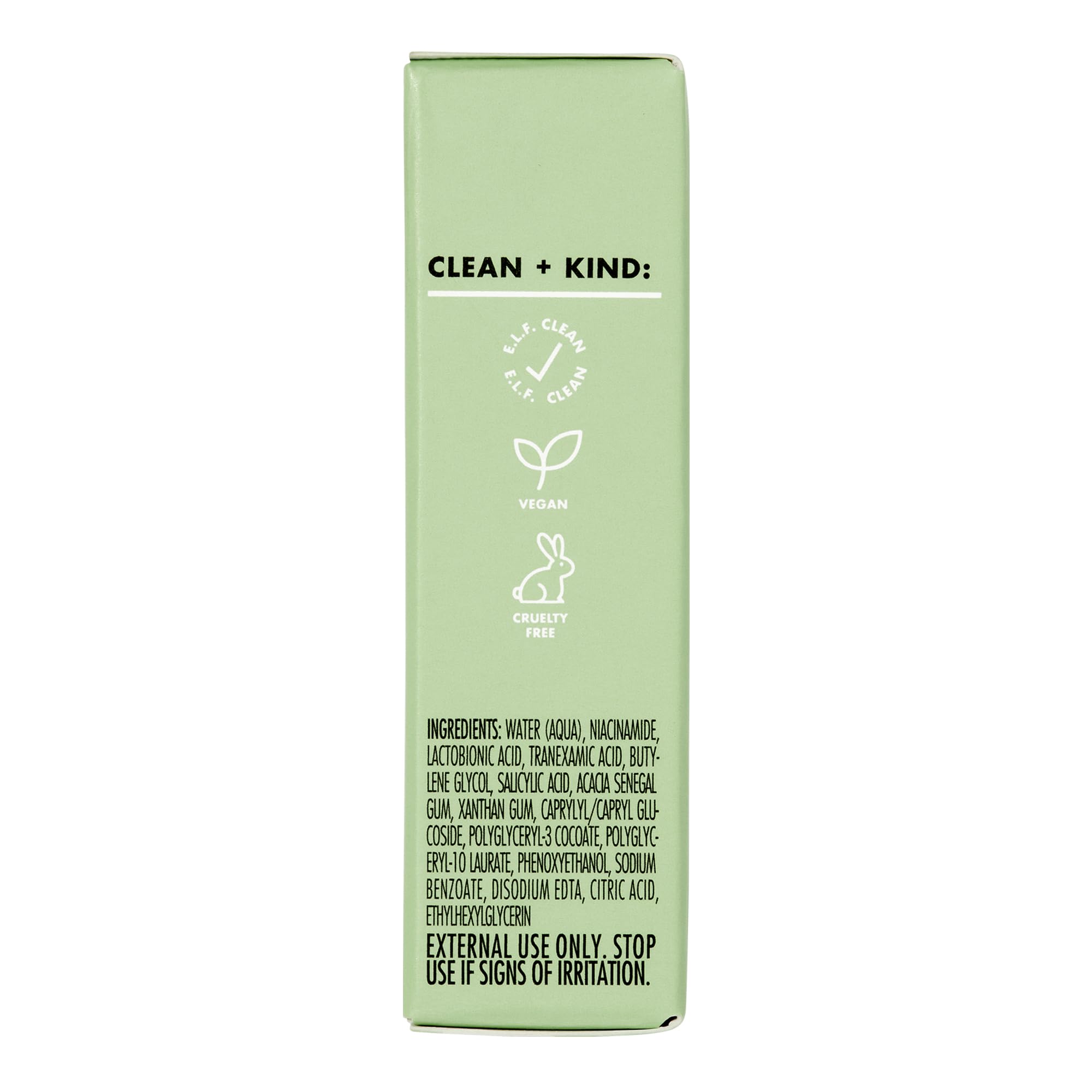 e.l.f. SKIN Blemish Breakthrough, rutina nocturna para tono uniforme al despertar.
