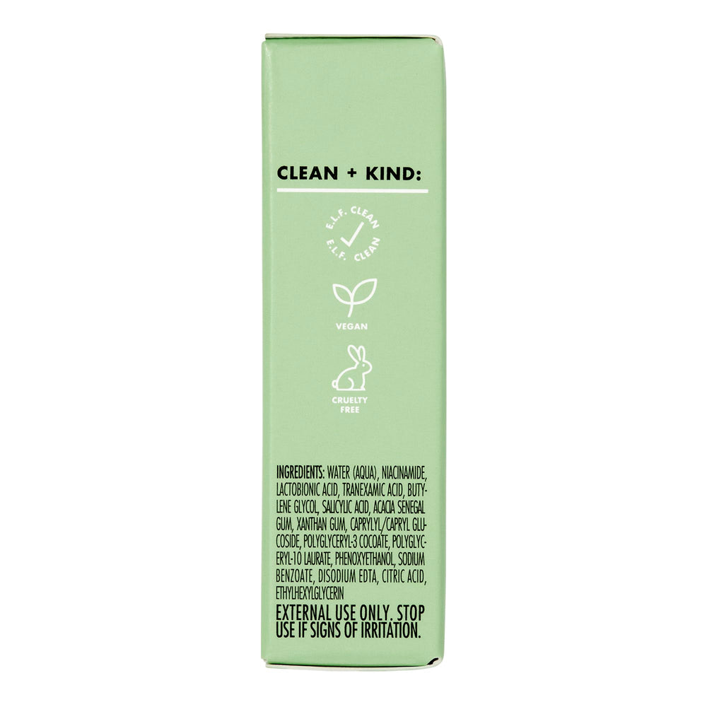 e.l.f. SKIN Blemish Breakthrough, rutina nocturna para tono uniforme al despertar.