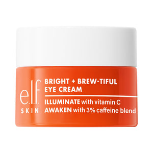 e.l.f. SKIN Bright + Brew-tiful crema-ojos frente: iluminación suave para la mirada