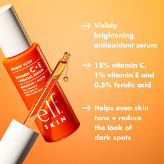 e.l.f. SKIN Bright Icon Serum de absorción rápida para uso diario.