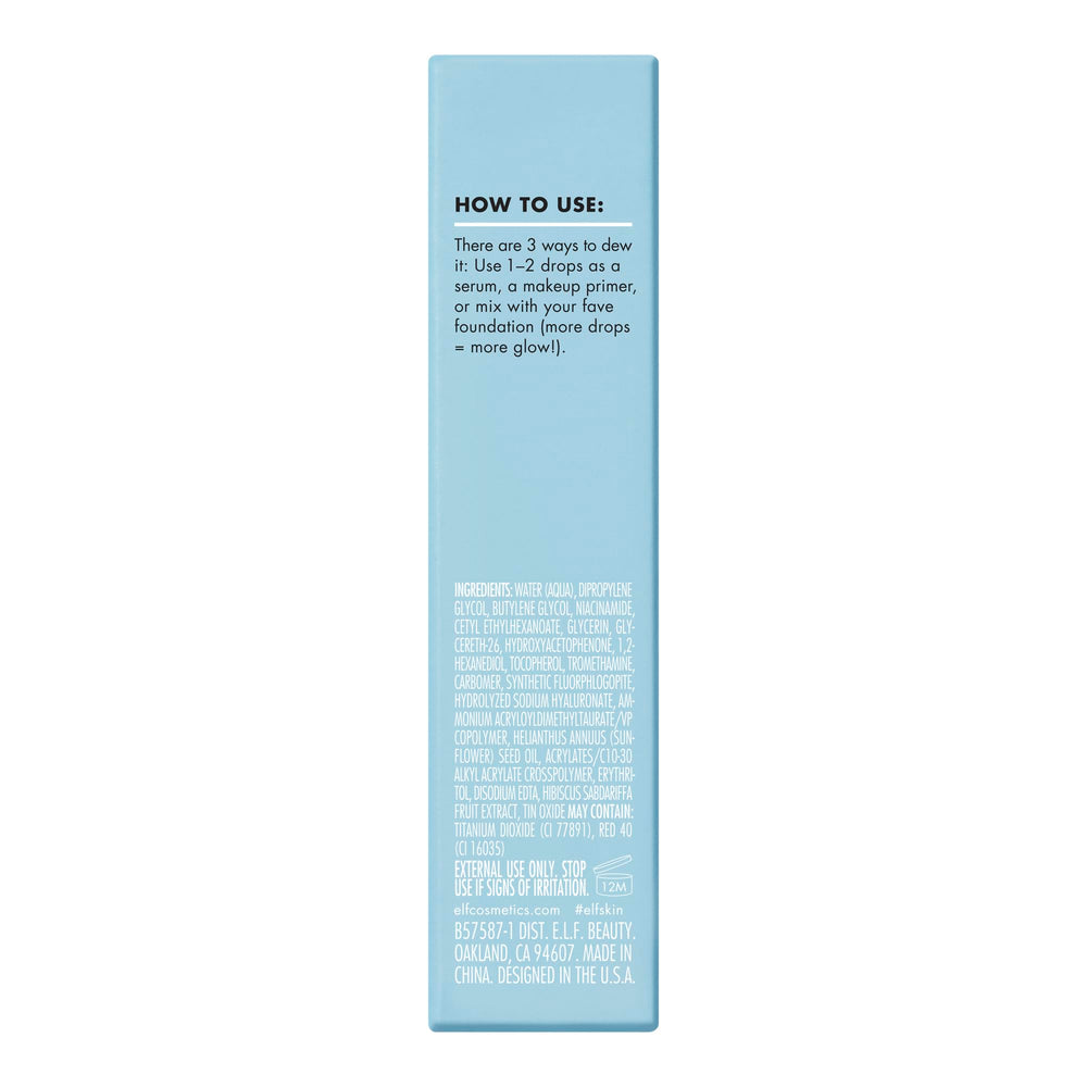 e.l.f. SKIN mini primer de cuidado facial, enfoque cercano para una base más uniforme.