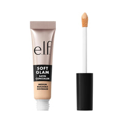 e.l.f. Soft Glam Satin Concealer aplicación precisa para corrección puntual.