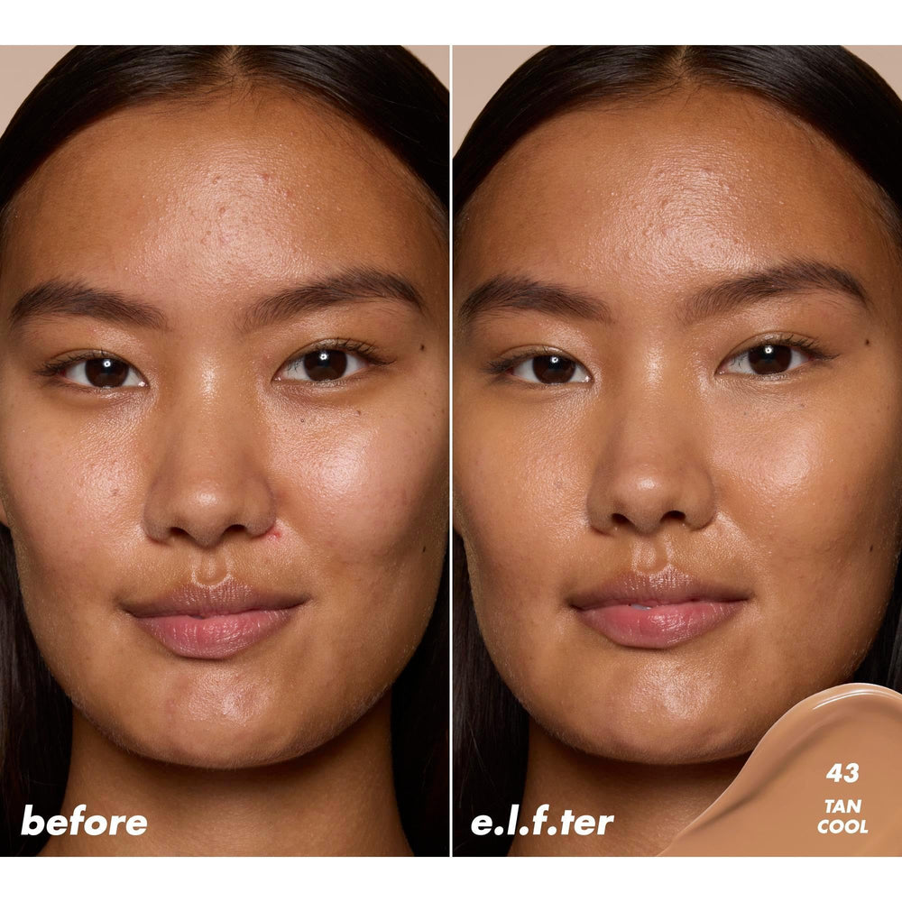 e.l.f. Soft Glam Satin Concealer proporciona un acabado satinado que ilumina la piel.