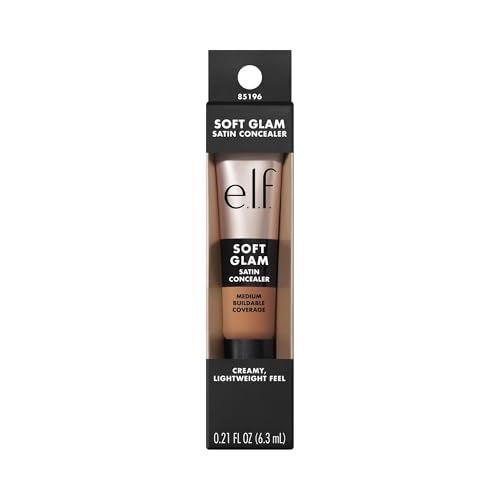 e.l.f. Soft Glam Satin Concealer ideal para retoques diurnos rápidos.