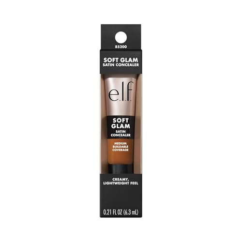 e.l.f. Soft Glam Satin Concealer vegano y libre de crueldad certificado