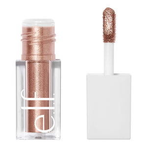 e.l.f. Comet, sombra metallica liquida, brillo rosado para look luminoso de dia