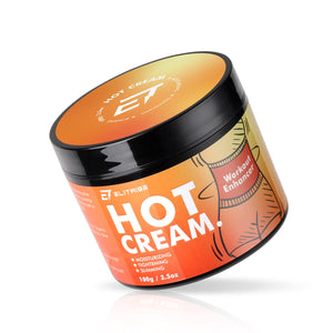 Elitribe Crema Caliente: bote de 3,5 oz para uso diario en entrenamientos.