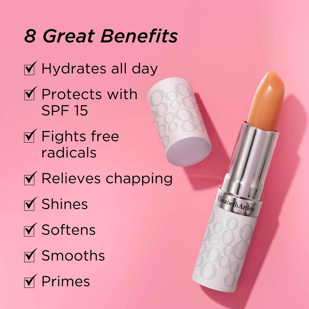 Elizabeth Arden bálsamo labial SPF 15 ideal para uso diario y retoques