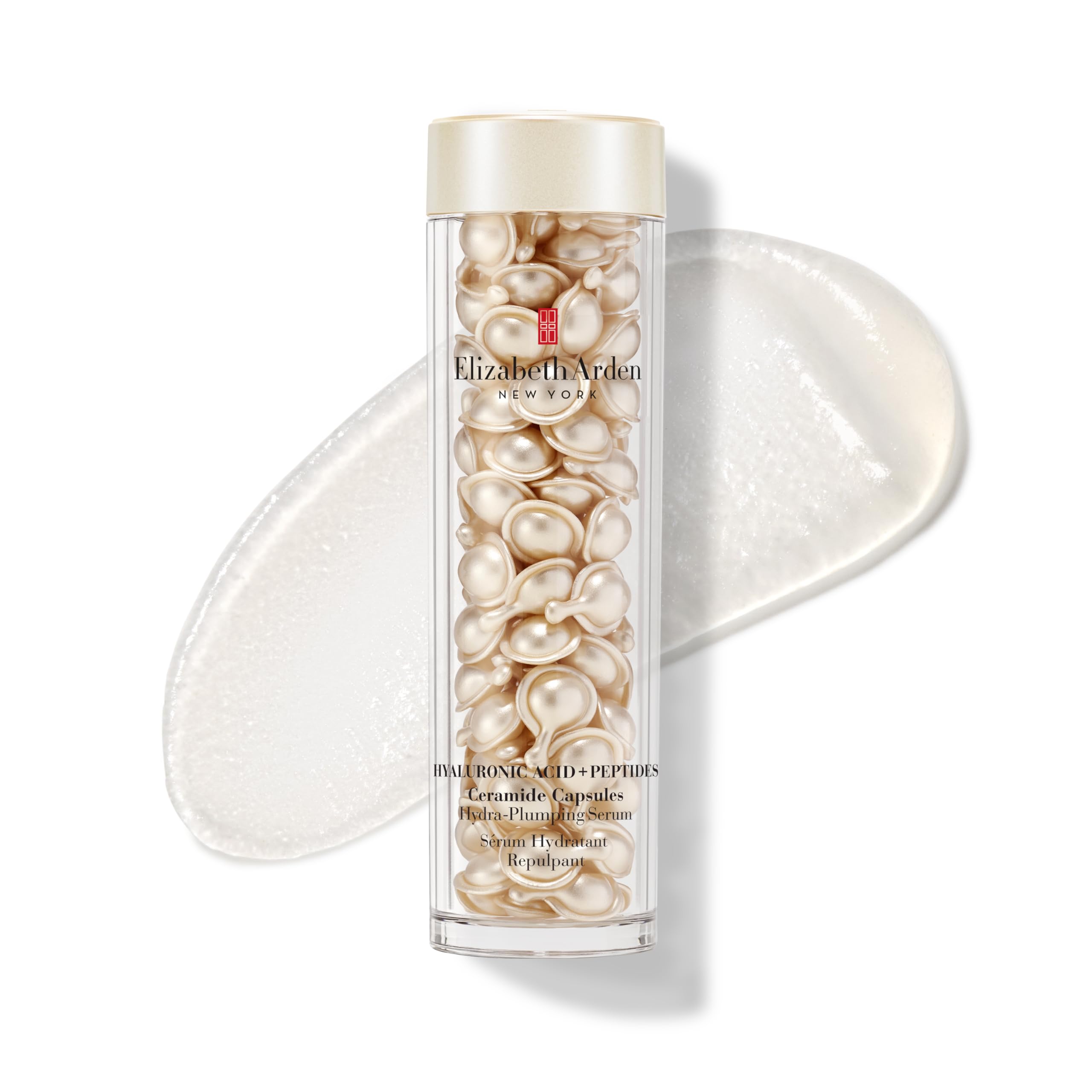 Elizabeth Arden, cápsulas con péptidos, apoya la firmeza y la hidratación de la piel.