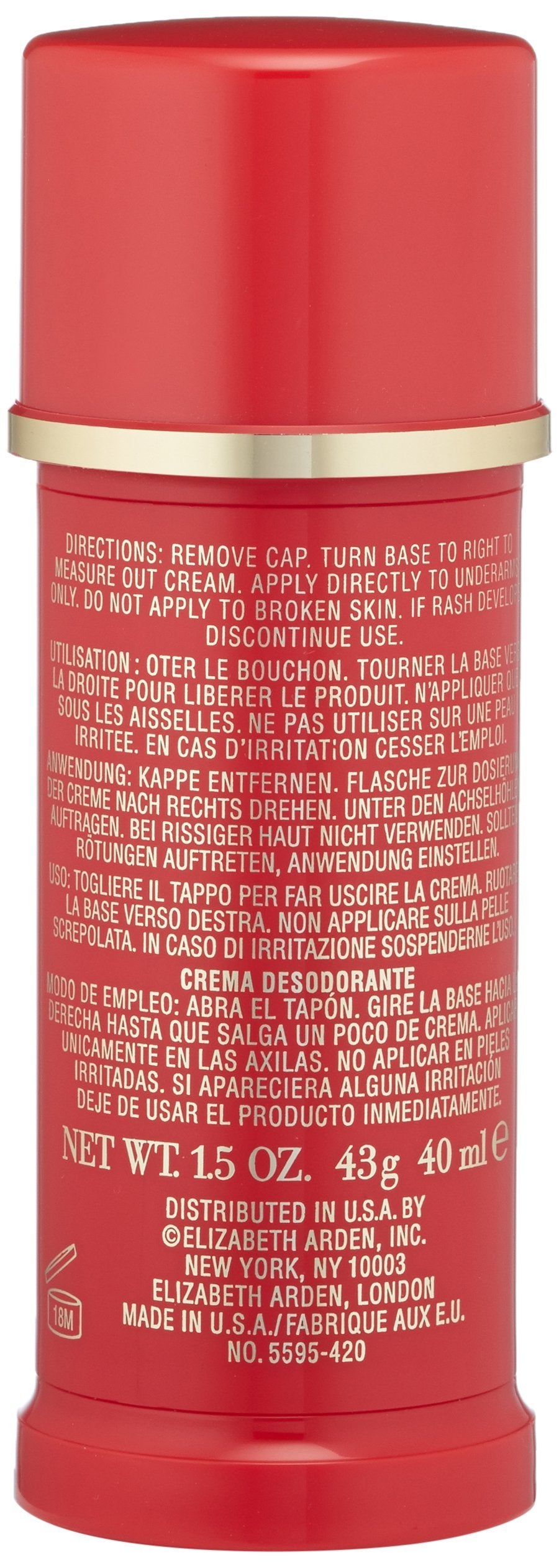 Aroma floral distintivo de Red Door para sensación elegante