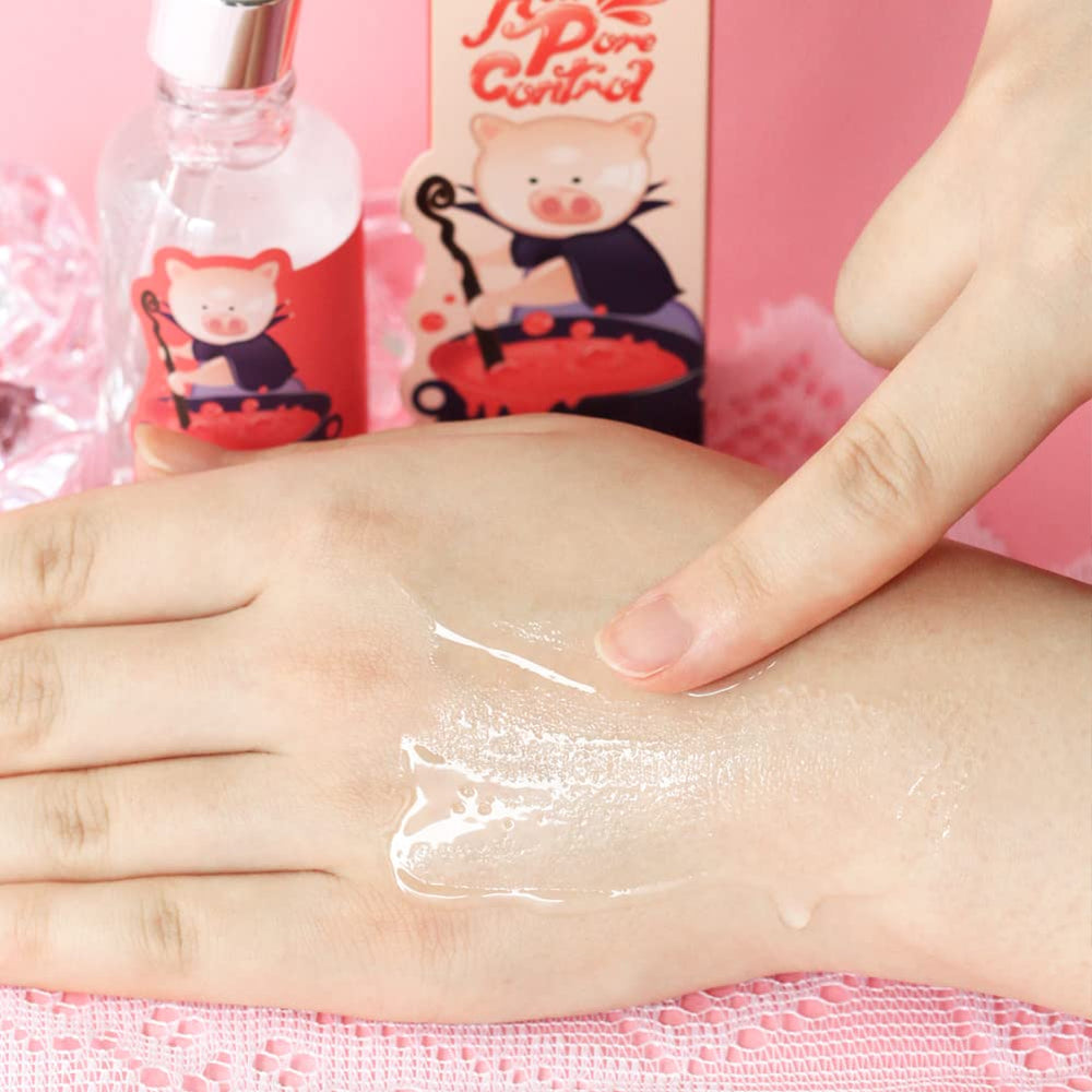 Elizavecca Witch Piggy Hell Pore Control Serum, absorción rápida tras la limpieza