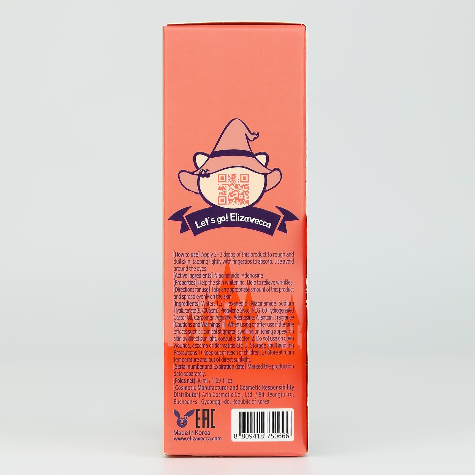 Elizavecca Witch Piggy Hell Pore Control Serum, aplicación diaria para piel fresca
