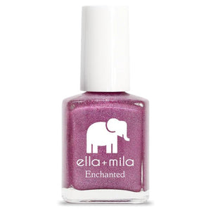 Esmalte Libélula de ella-mila, morado, secado rápido para uñas brillantes
