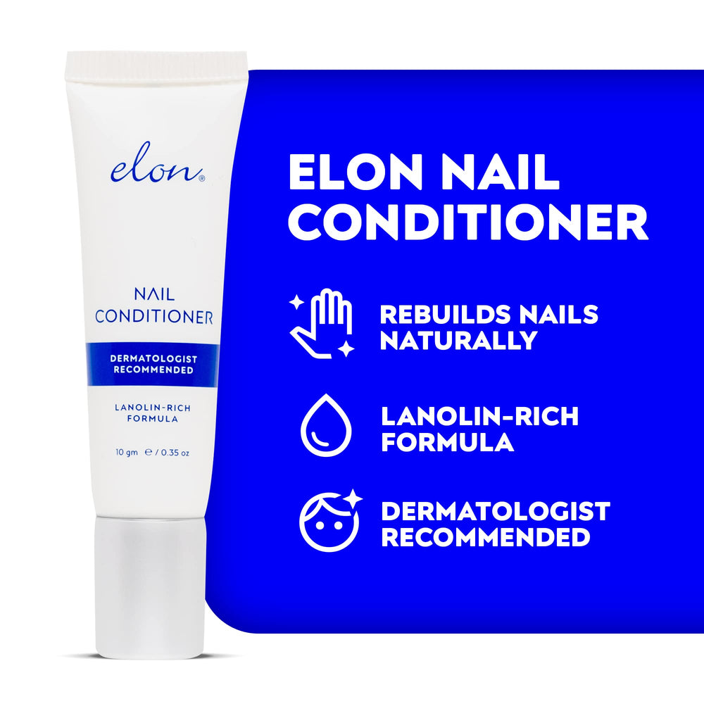 Elon cutículas protegidas con lanolina durante la aplicación diaria.
