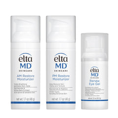 EltaMD AM Restore: botella de crema de día para hidratación suave.