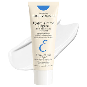 Embryolisse crema hidratante ligera en bote de aluminio para piel normal a mixta.