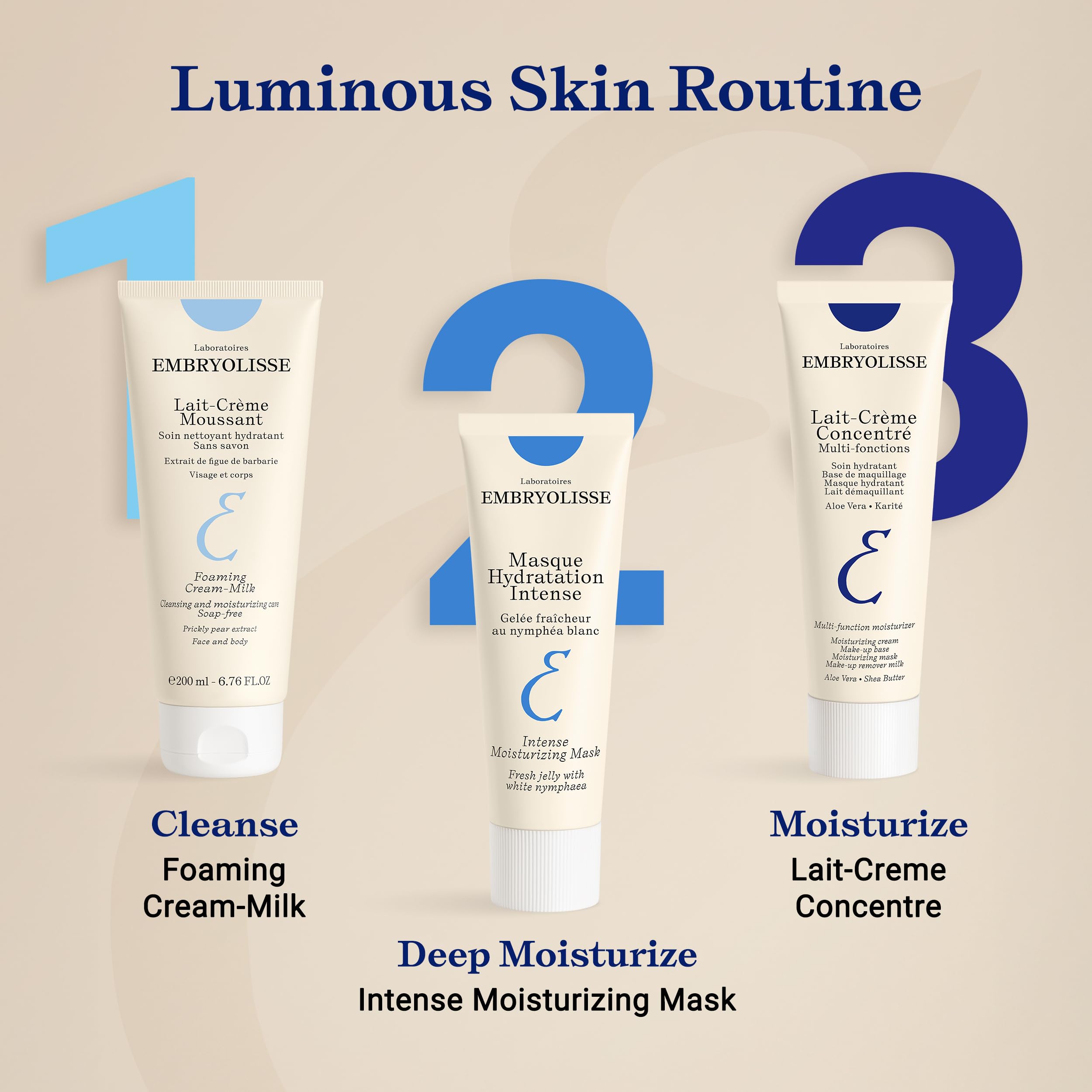 Embryolisse envase aluminio reciclable para cuidado sostenible.