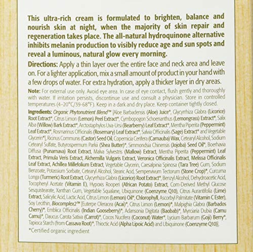 Aplicación de Eminence Bright Skin ayuda a despertar con piel más luminosa.