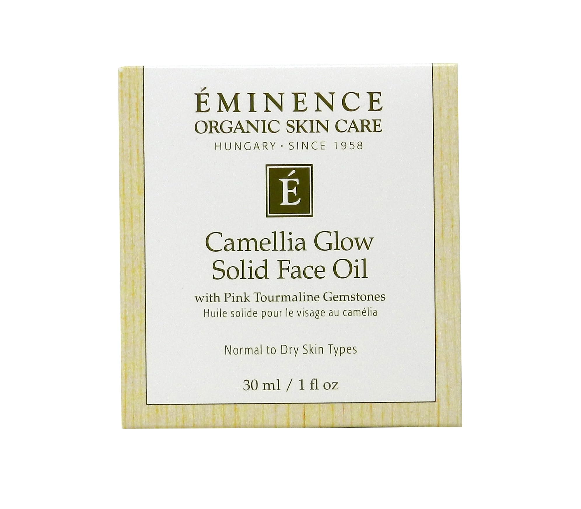 Eminence Camellia Glow Solid, textura densa para nutrir la piel