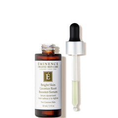 Sérum de Eminence para piel sensible, aplicación suave en la rutina diaria.