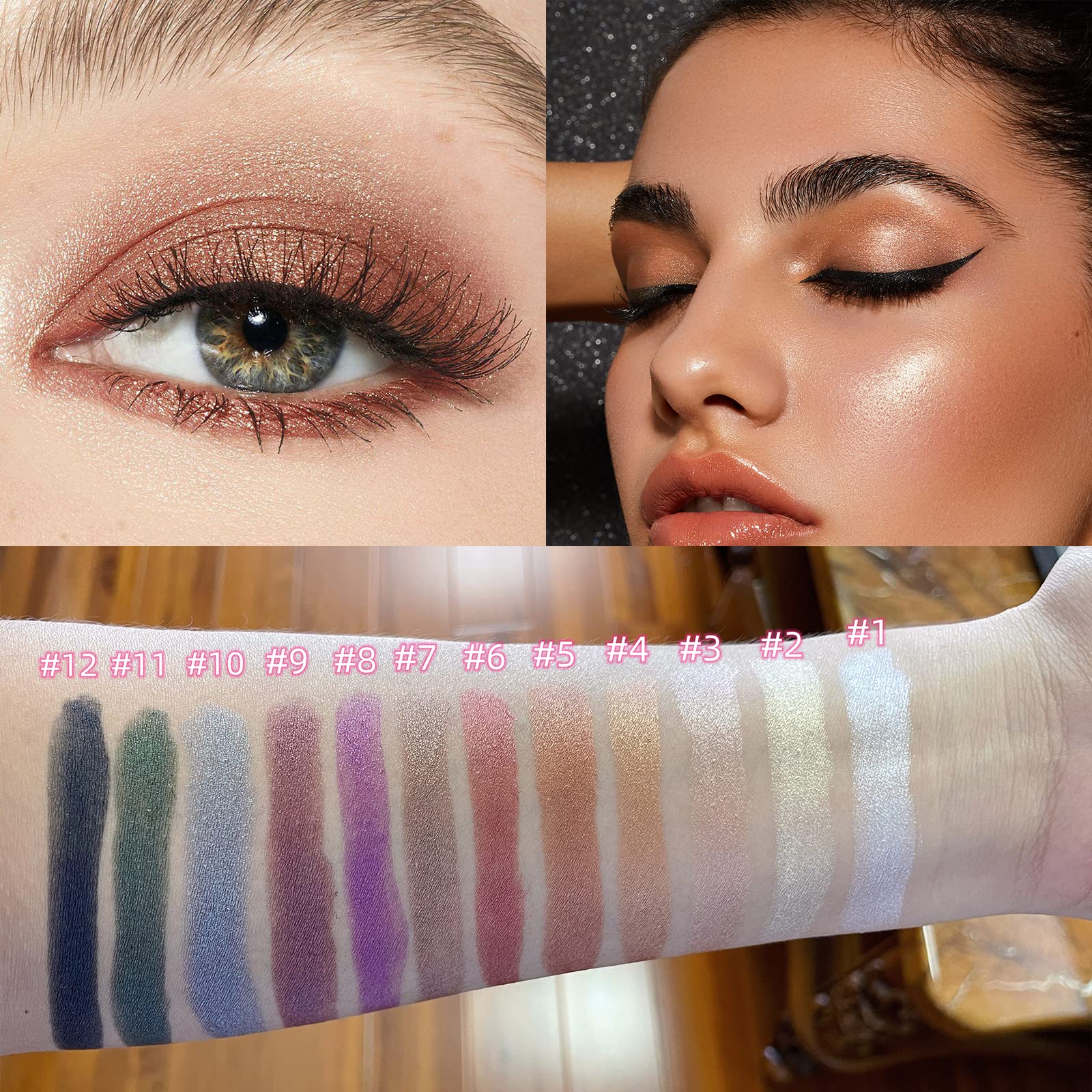 Barra Enfuntins sombra crema aplicación suave, acabado natural sin esfuerzo.