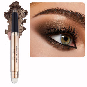 Enfuntins Cocoa Brillo: sombra crema marrón, brillo suave para ojos naturales.
