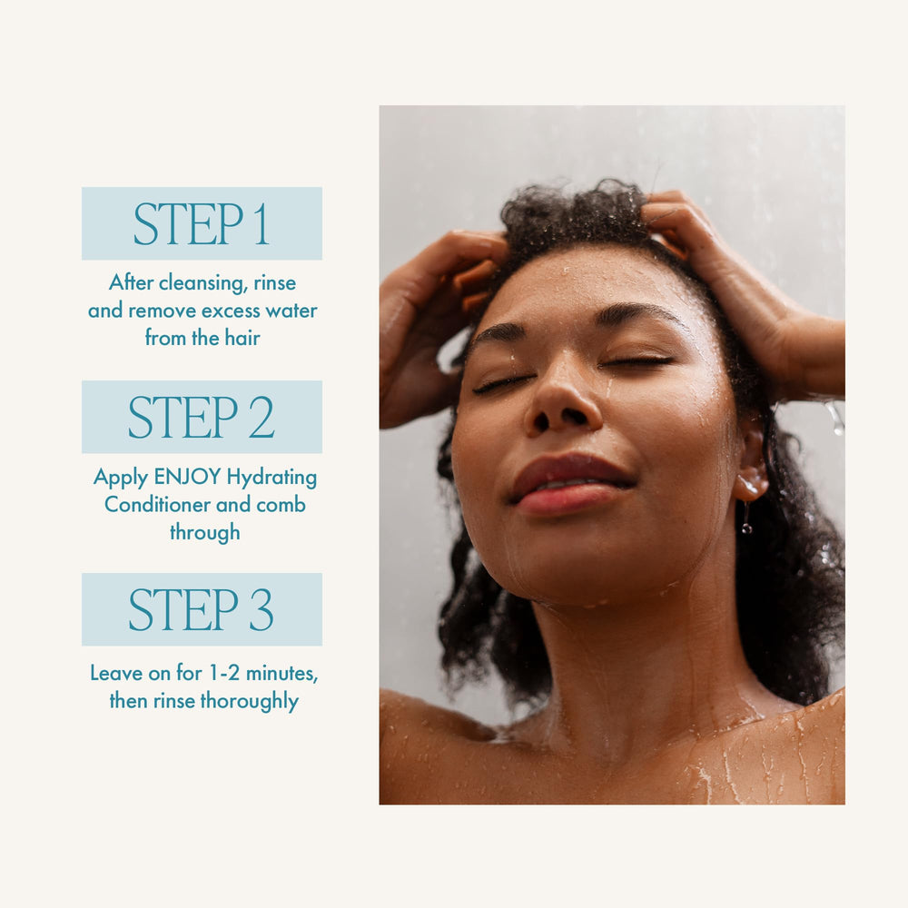 Enjoy Acondicionador Hidratante sin sulfatos: fórmula suave para cabello tratado