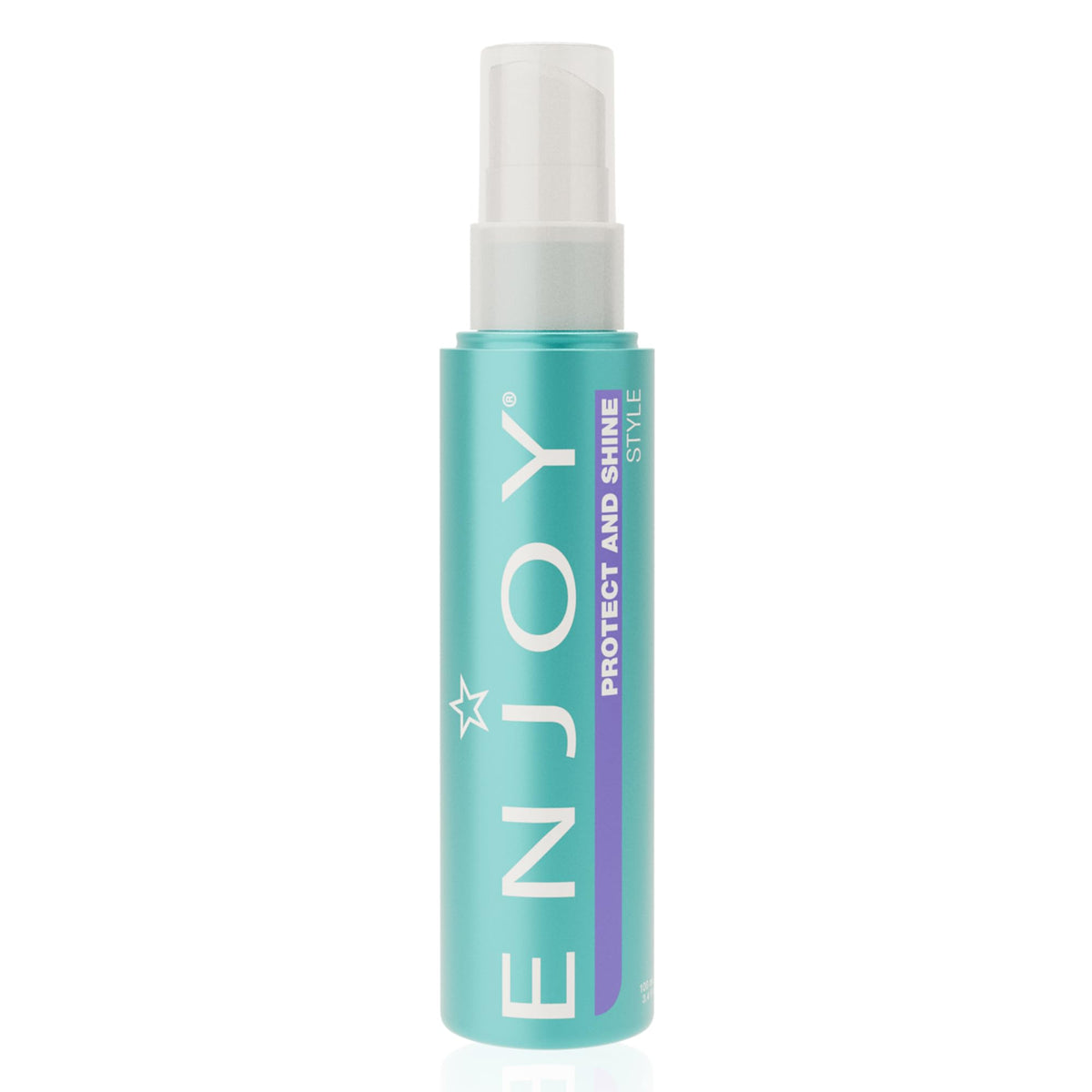 Enjoy Protección y Brillo: envase elegante mostrando brillo y suavidad.