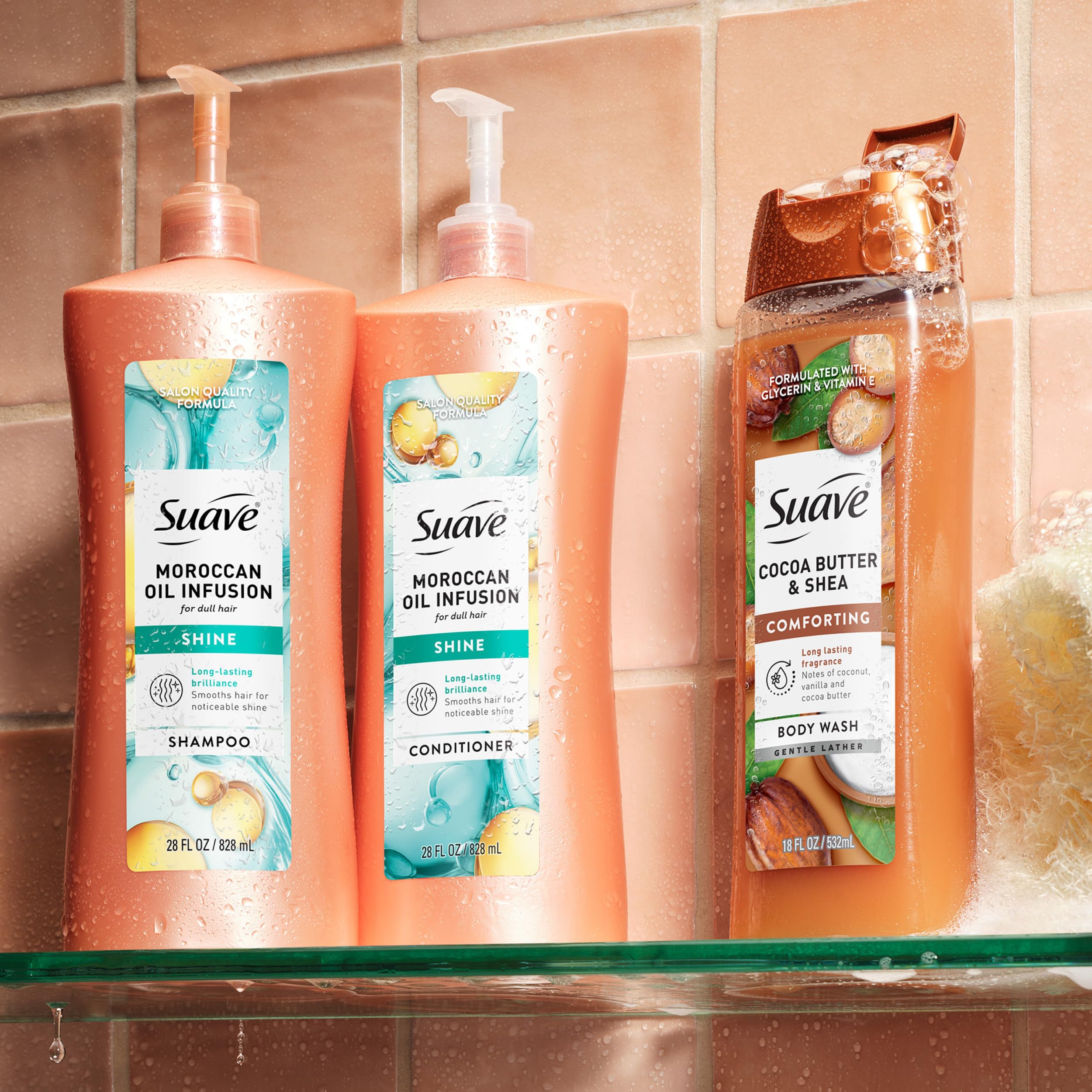 Uso diario recomendado para todo tipo de cabello con Suave.