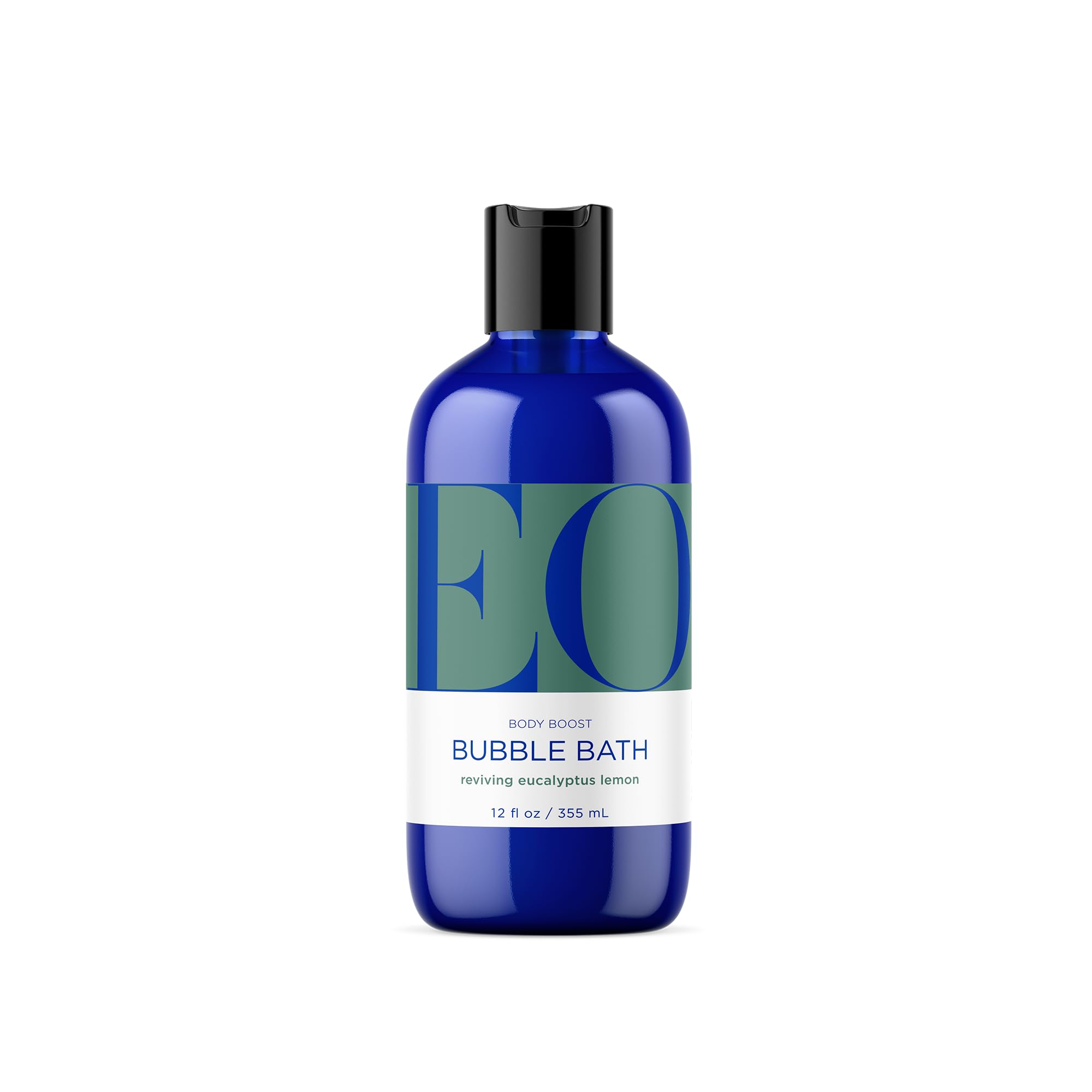 EO Baño de burbujas con eucalipto y limón para relajación en la bañera.