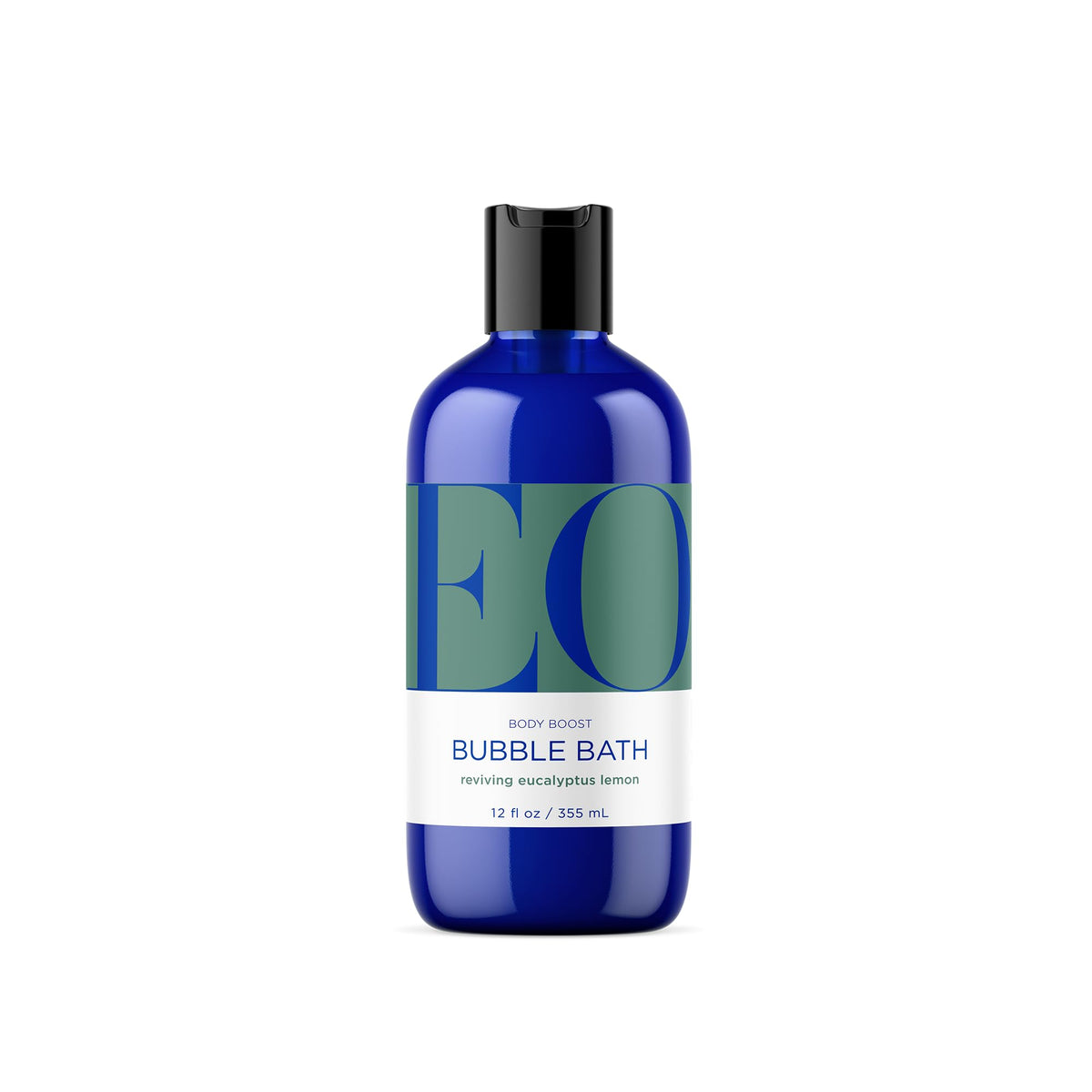 EO Baño de burbujas con eucalipto y limón para relajación en la bañera.