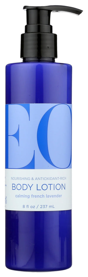 Loción EO Cuerpo Lavanda Francesa en botella para hidratación suave y aroma relajante.