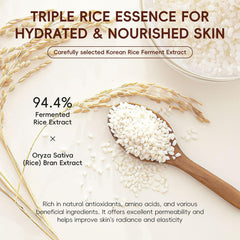 Esencia facial de arroz EONFAVE: hidratación ligera con dos piezas