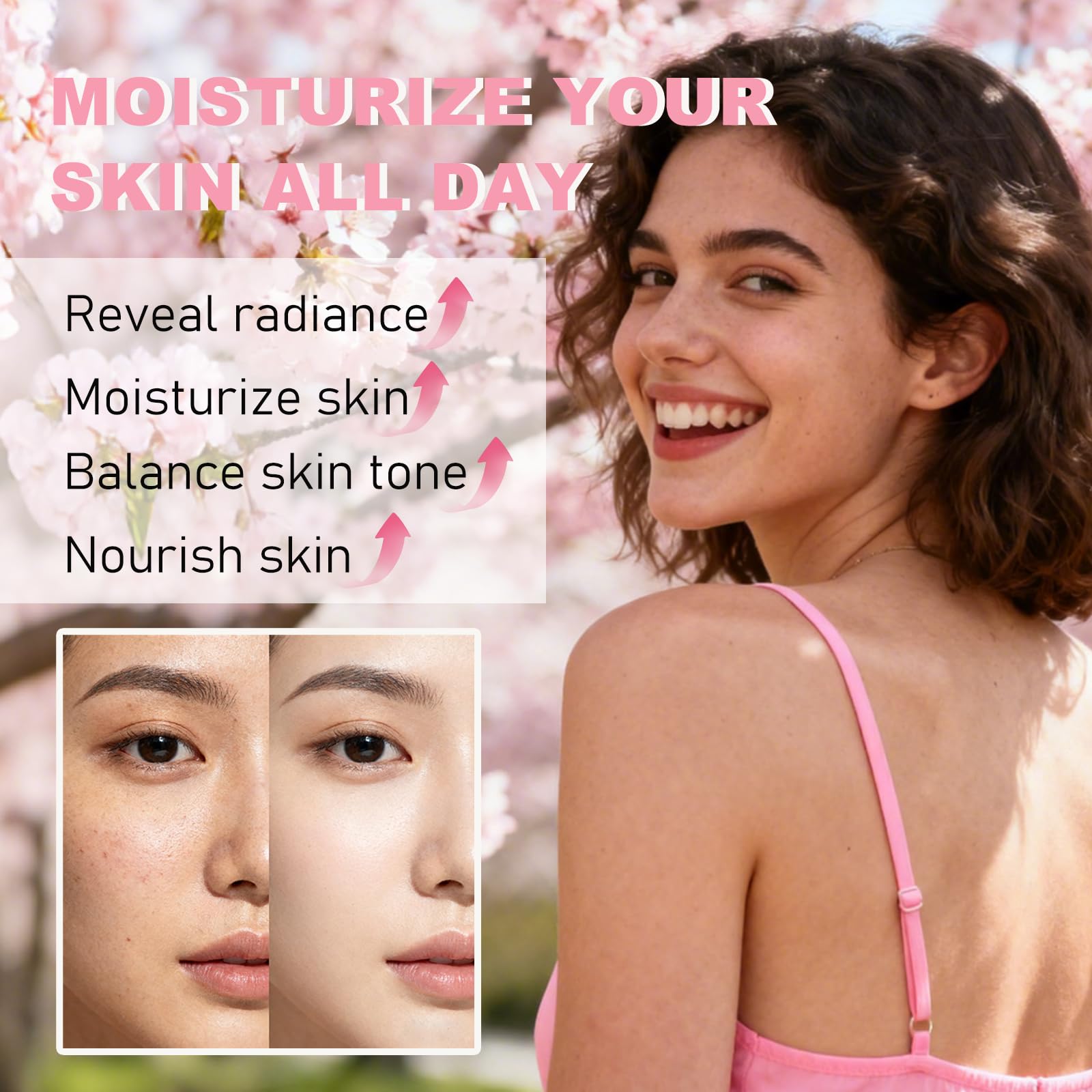 EONFAVE Sakura crema facial: hidratación diaria y elasticidad suave