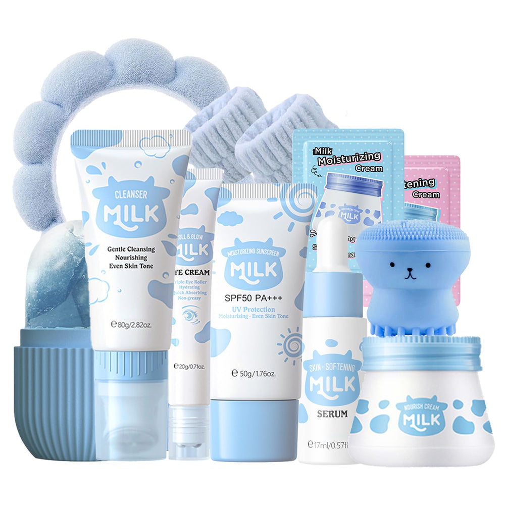 Set de Cuidado Leche EONFAVE en empaque visible para rutina diaria