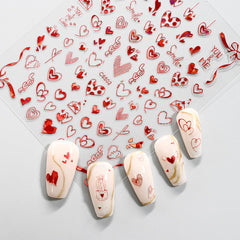 Eostankr pegatinas para uñas, ideales para diseños románticos en casa.