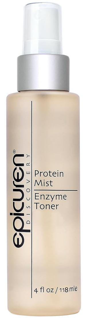 Epicuren Discovery Protein Mist Enzyme Toner: botella de 4 oz para hidratar y refrescar la piel.