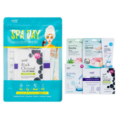 Epielle kit día relajación 6 esenciales visto en la caja para cuidado diario de la piel.