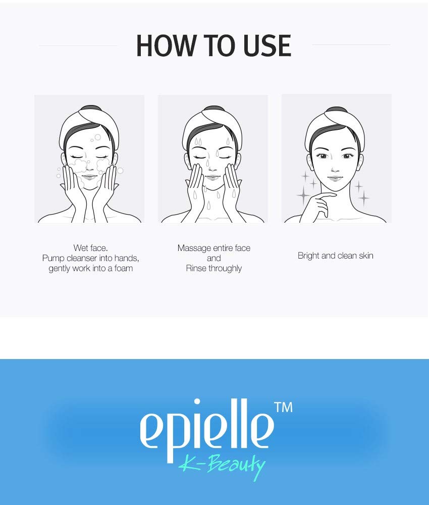 Presentación coreana de Epielle para limpieza facial