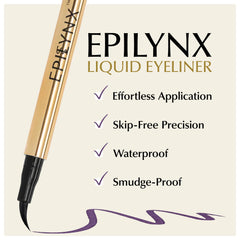 EPILYNX aplicador de punta fina facilita trazos limpios para looks definidos.