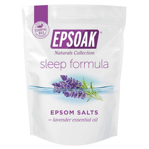 Epsoak Sal de Epsom en bolsa con lavanda para baño relajante
