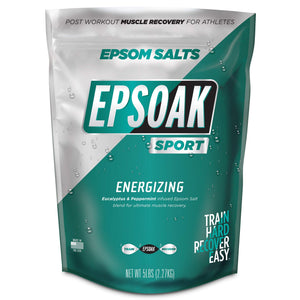 Epsoak Sport sal Epsom 5lb en baño relajante para recuperación muscular