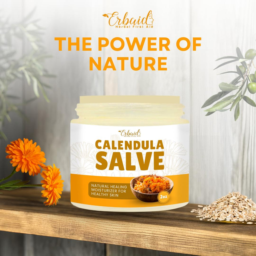 Cuidado de tatuaje con Calendula Erbaid para post-cura suave.