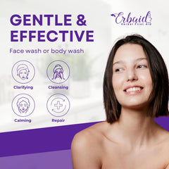 Erbaid Jabón en Barra con Zinc textura exfoliante suave con aloe y cítricos