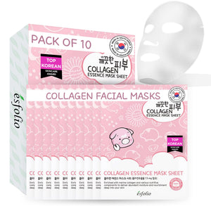 Esfolio mascarilla de colágeno esencia hidrata profundamente la piel