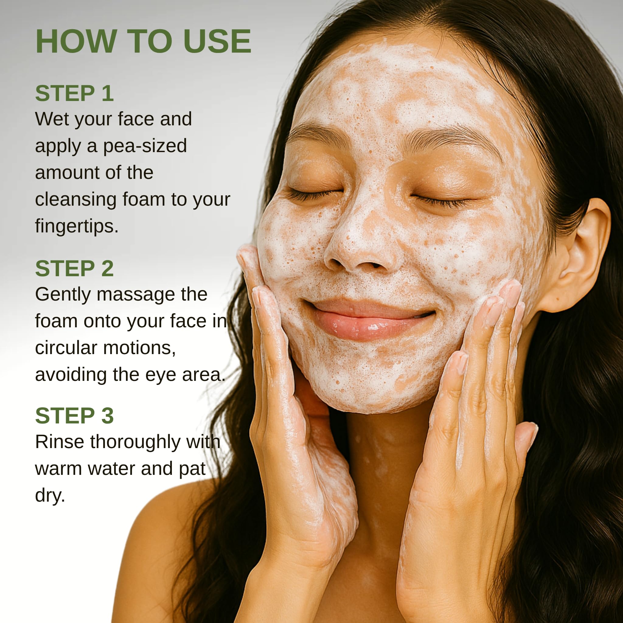 Esfolio hidratación facial suave mantiene la barrera natural.
