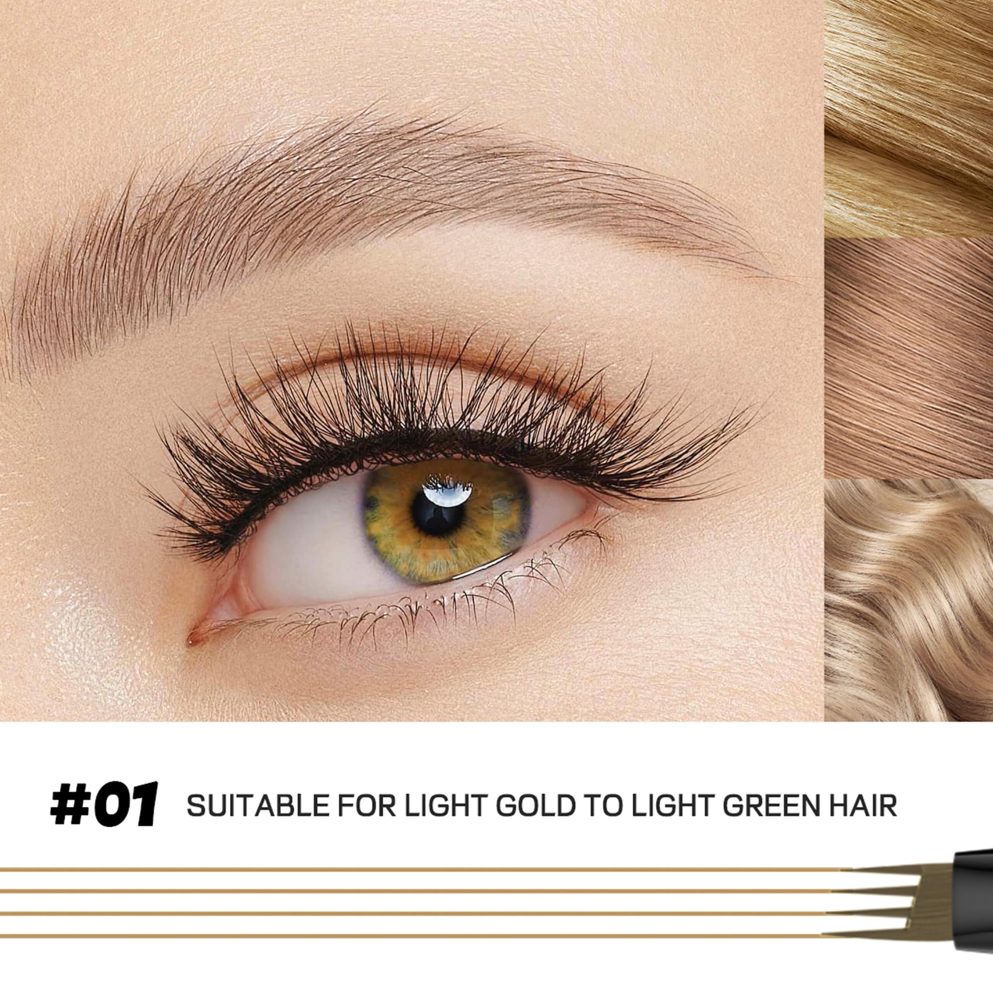 Espoce lapiz cejas trazos naturales con un solo trazo.